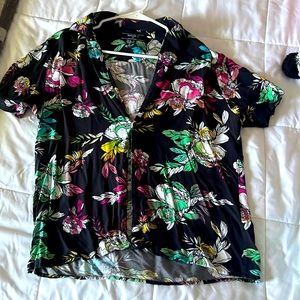 hawaiian button up shirt